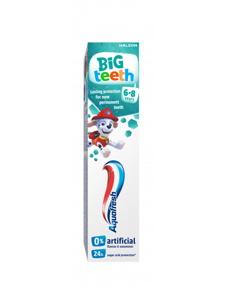 Aquafresh Big Teeth Psi Patrol, pastă de dinți 50 ml (6-8 ani)