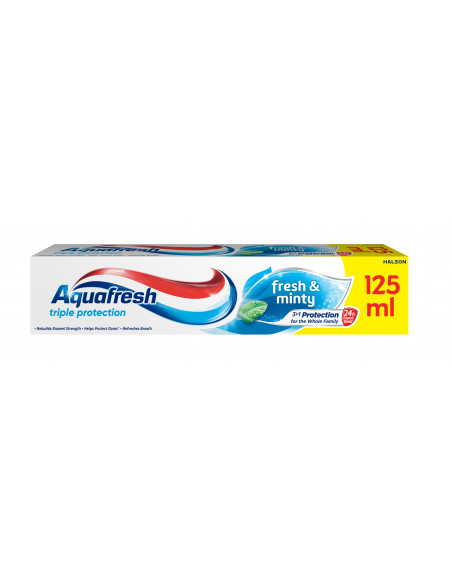 Aquafresh pasta de dinti Fresh & Minty, 125ml, GLAXOSMITHKLINE ANGLIA