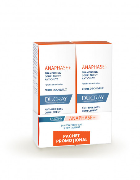 Pachet promotional 1+1 Ducray Anaphase sampon, 200ml, Lab. Pierre Fabre Franta
