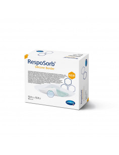 Pansament Resposorb silicone border,12.5 cm x 12.5 cm, 10...