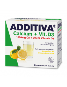 Additiva calciu 1000mg  D3, 20 plicuri, Dr. Scheffler...