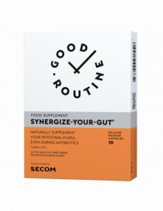 Good routine Synergyze your gut, 10 capsule vegetale, Secom