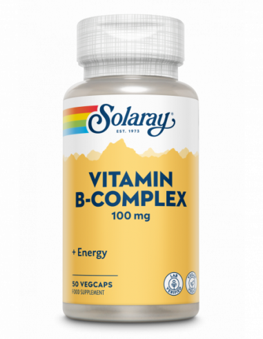 Vitamin B-complex 100mg, 50 capsule, Secom
