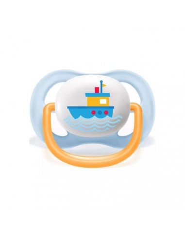 Set 2 suzete ultra air happy albastru/verde,...