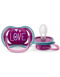 Set 2 suzete ultra air love, 18 luni+, Philips Avent 2