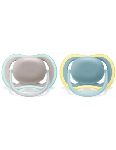 Set 2 suzete ultra air neutru, 18 luni+, Philips Avent
