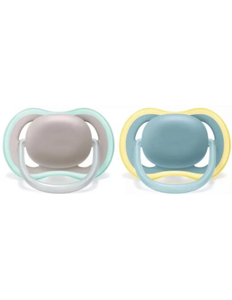 Set 2 suzete ultra air neutru, 18 luni+, Philips Avent