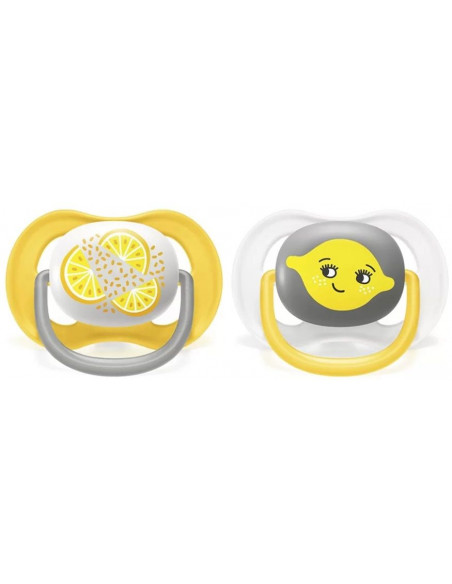 Set 2 suzete ultra air neutru, 6-18 luni, Philips Avent