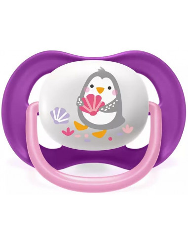 Set 2 suzete ultra air roz/mov, 6-18 luni,...