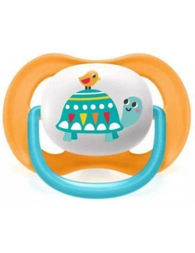 Set 2 suzete Ultra Air verde/portocaliu, 6–18...