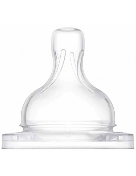 Set 2 tetine clasic debit lent, 1 luna+, Philips Avent