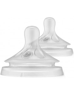Set 2 tetine natural pentru nou nascut, 0 luni+, Philips...