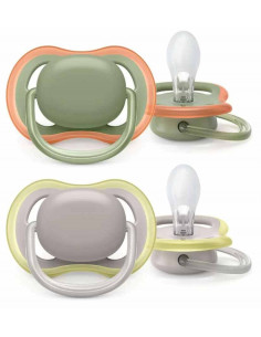 Set 2 suzete ultra air, 6-18 luni, Philips Avent