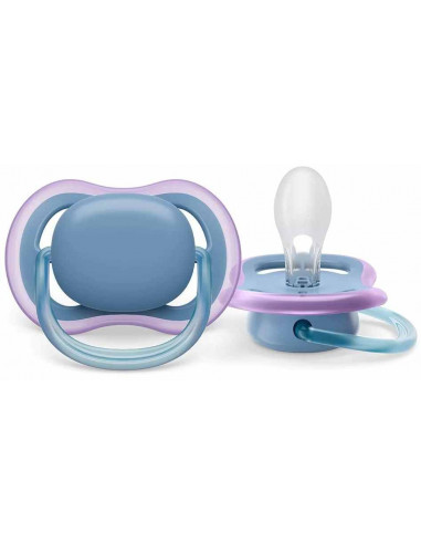 Set 2 suzete ultra air albastru/mov, 6-18 luni,...