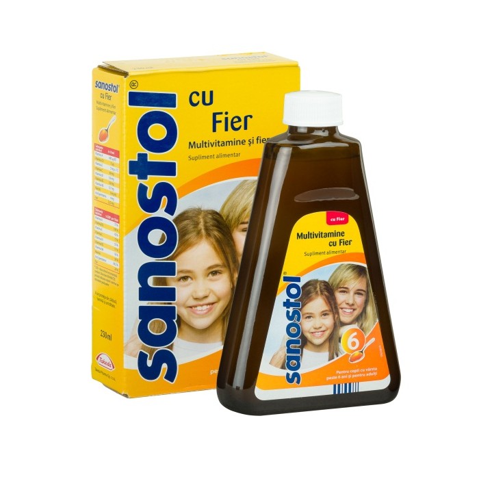 Sanostol sirop cu fier x 230ml