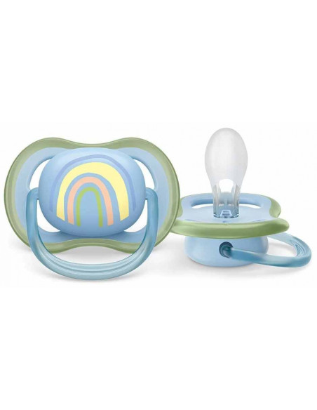 Set 2 suzete ultra air sun/rainbow, 0-6 luni, Philips Avent