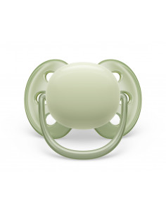 Set 2 suzete ultra soft galben/verde, 0-6 luni, Philips... 2