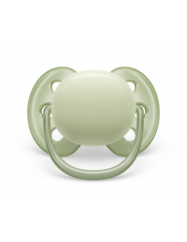 Set 2 suzete ultra soft galben/verde, 0-6 luni,...