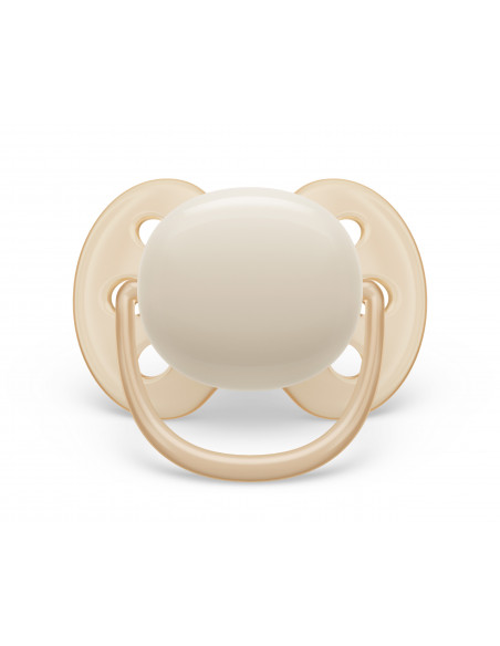 Set 2 suzete ultra soft galben/verde, 0-6 luni, Philips Avent