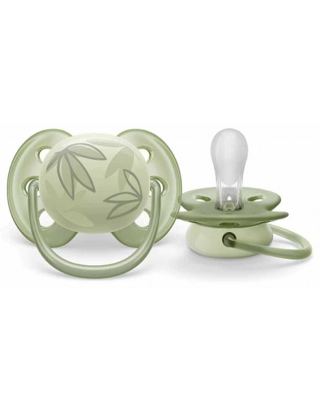 Set 2 suzete ultra soft tropical, 0-6 luni, Philips Avent