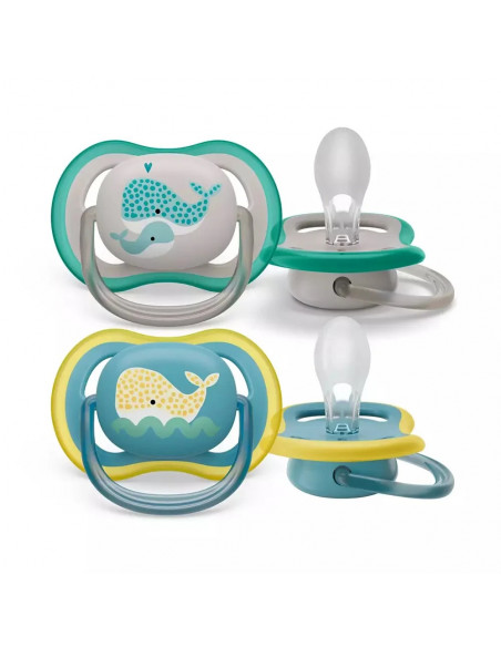 Set 2 suzete ultra neutru, 18 luni+, Philips Avent
