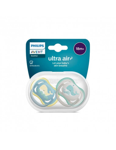Set 2 suzete ultra neutru, 18 luni+, Philips Avent
