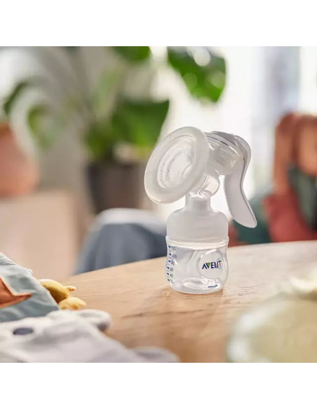 Pompa alaptare manuala + recipient de stocare, Philips Avent