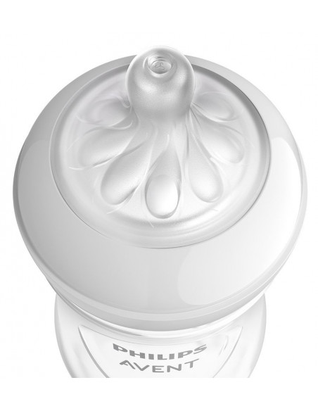 Biberon natural roz, 1 luna+, 260ml, Philips Avent