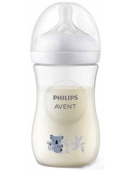 Biberon natural koala, 1 luna+, 260ml, Philips Avent