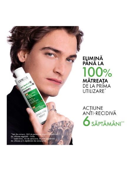 Vichy dercos 2in1 sampon si balsam antimatreata, 390ml, LA ROCHE-POSAY LABORAT FRANCE