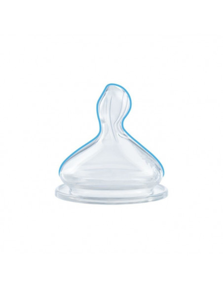 Tetina FC+ de silicon cu orificiu mediu M1, 0-6luni, 1 bucata, NUK BABY PRODUCT GmbH
