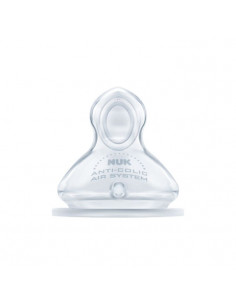 Tetina FC+ de silicon cu orificiu mediu M1, 0-6luni, 1...