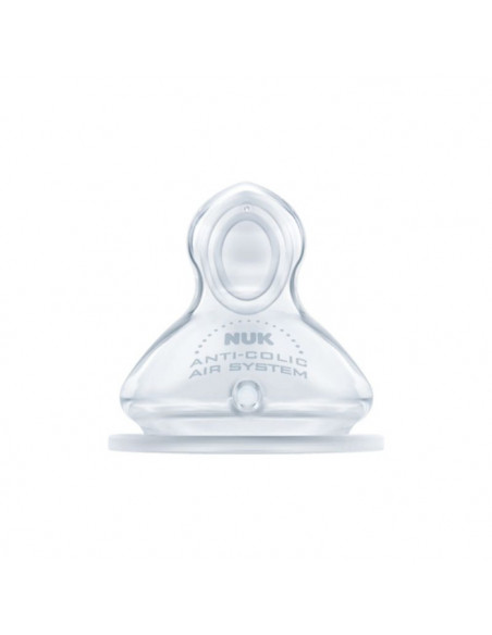 Tetina FC+ de silicon cu orificiu mediu M1, 0-6luni, 1 bucata, NUK BABY PRODUCT GmbH