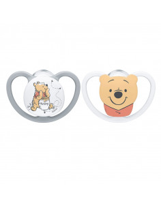 Suzeta space Disney Winnie din silicon M3, 18-36 luni, 2...