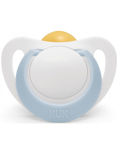 Suzeta star blue, 0 luni+, 2 bucati, NUK BABY...