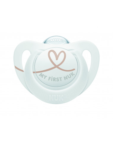 Suzeta star roz, 1luna+, 2 bucati, NUK BABY...