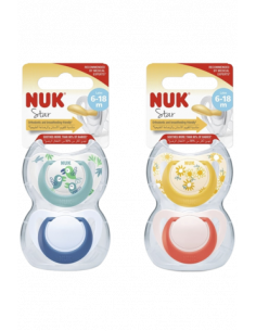 Suzeta Star, 6-18 luni, 2 bucati, NUK BABY PRODUCT GmbH 2