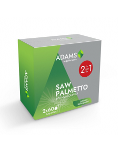 Pachet 1+1 Saw Palmetto, 2x60capsule, Adams