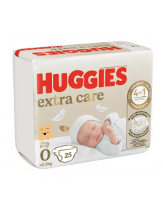 Huggies scutece extra care nr. 0, 25 bucati, KIMBERLY...