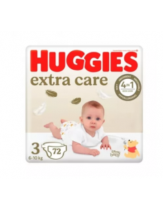 Huggies scutece extra care nr. 3, 72 bucati, KIMBERLY...