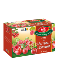 Ceai merisoare si zmeura x 20 pl