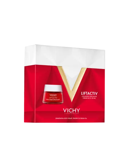 Vichy pachet liftactiv specialist crema de zi collagen, 50 ml, LA ROCHE-POSAY LABORAT FRANCE
