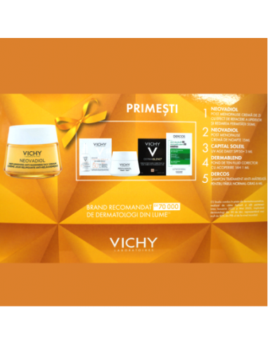 Vichy pachet Neovadiol post-meno crema de zi cu...