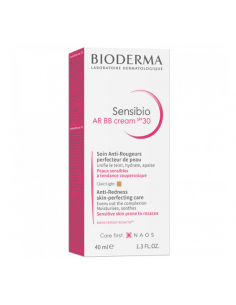 Crema BB cu SPF 30 Sensibio AR nuanta Light, 40 ml, Bioderma