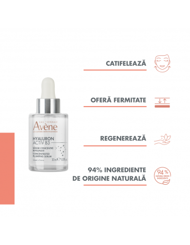 Avene Hyaluron Activ B3 ser concentrat cu efect...