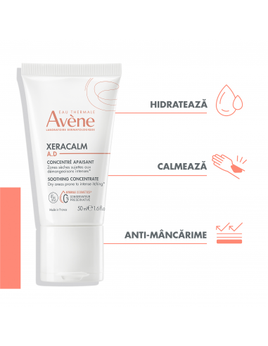 Avene Xeracalm A.D. concentrat, 50ml, LAB....