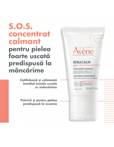 Avene Xeracalm A.D. concentrat, 50ml, LAB....