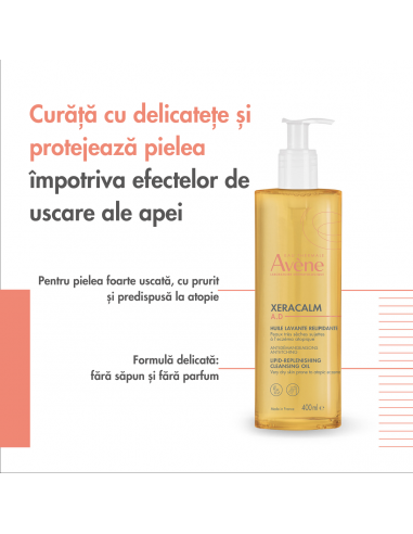 Avene Xeracalm defi A.D. ulei, 400ml, LAB....
