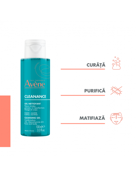 Avene Cleanance gel, 100ml, LAB. PIERRE FABRE FRANTA