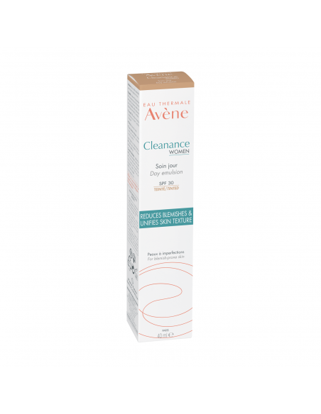Avene Cleanance women emulsie de zi nuantatoare SPF 30, 40 ml, Pierre Fabre